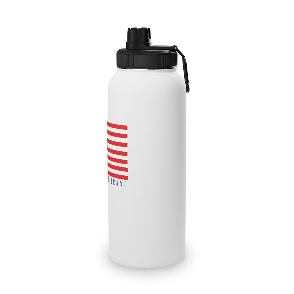 Honor The Brave - Stainless Steel Water Bottle, Sports Lid