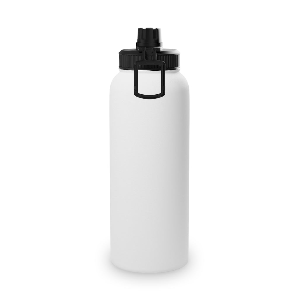 Black HTB - Stainless Steel Water Bottle, Sports Lid
